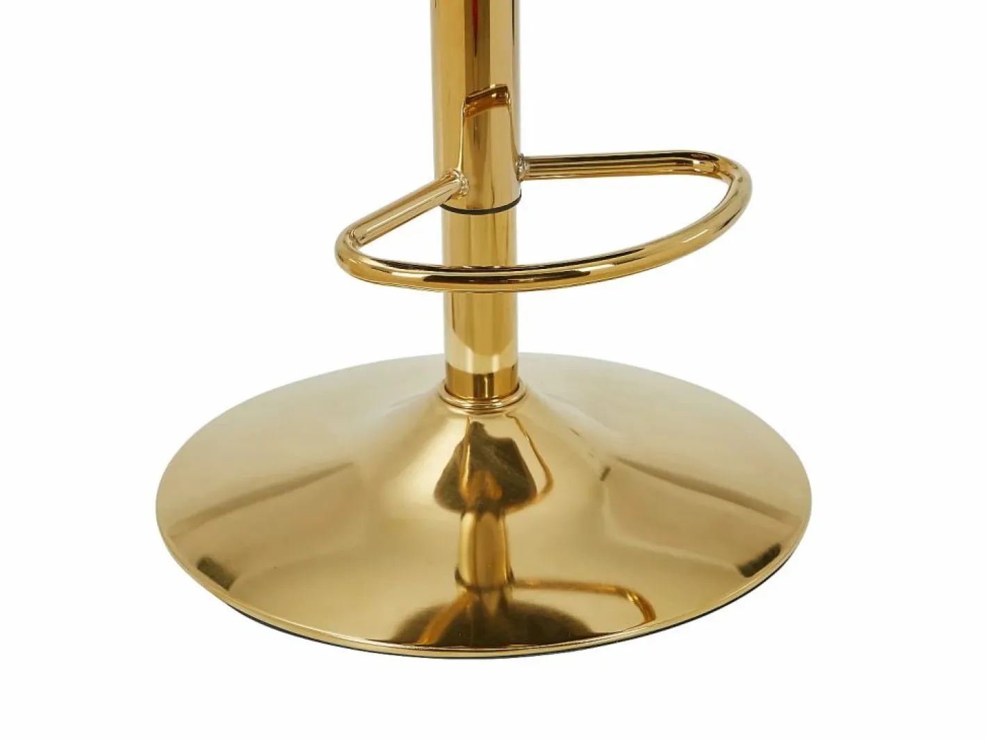 Conjunto de 2 taburetes de bar de terciopelo y metal - Altura regulable - - DORALIZ^Vente-unique New