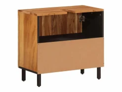 Conjunto de armarios de baño 2 piezas madera maciza de acacia^vidaxl Online