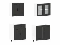 vidaxl Conjunto de armarios de cocina 