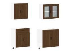 vidaxl Cocina Completa|Conjunto de armarios de cocina de 4 piezas 