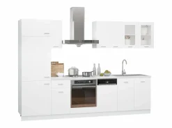 Conjunto de armarios de cocina de 8 piezas "Lyon" de madera de ingeniería blanca^vidaxl Outlet