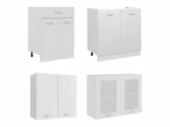 vidaxl Cocina Completa|Conjunto de armarios de cocina de 4 piezas 