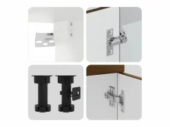 vidaxl Cocina Completa|Conjunto de armarios de cocina de 4 piezas 
