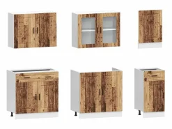 Conjunto de armarios de cocina de 7 piezas 