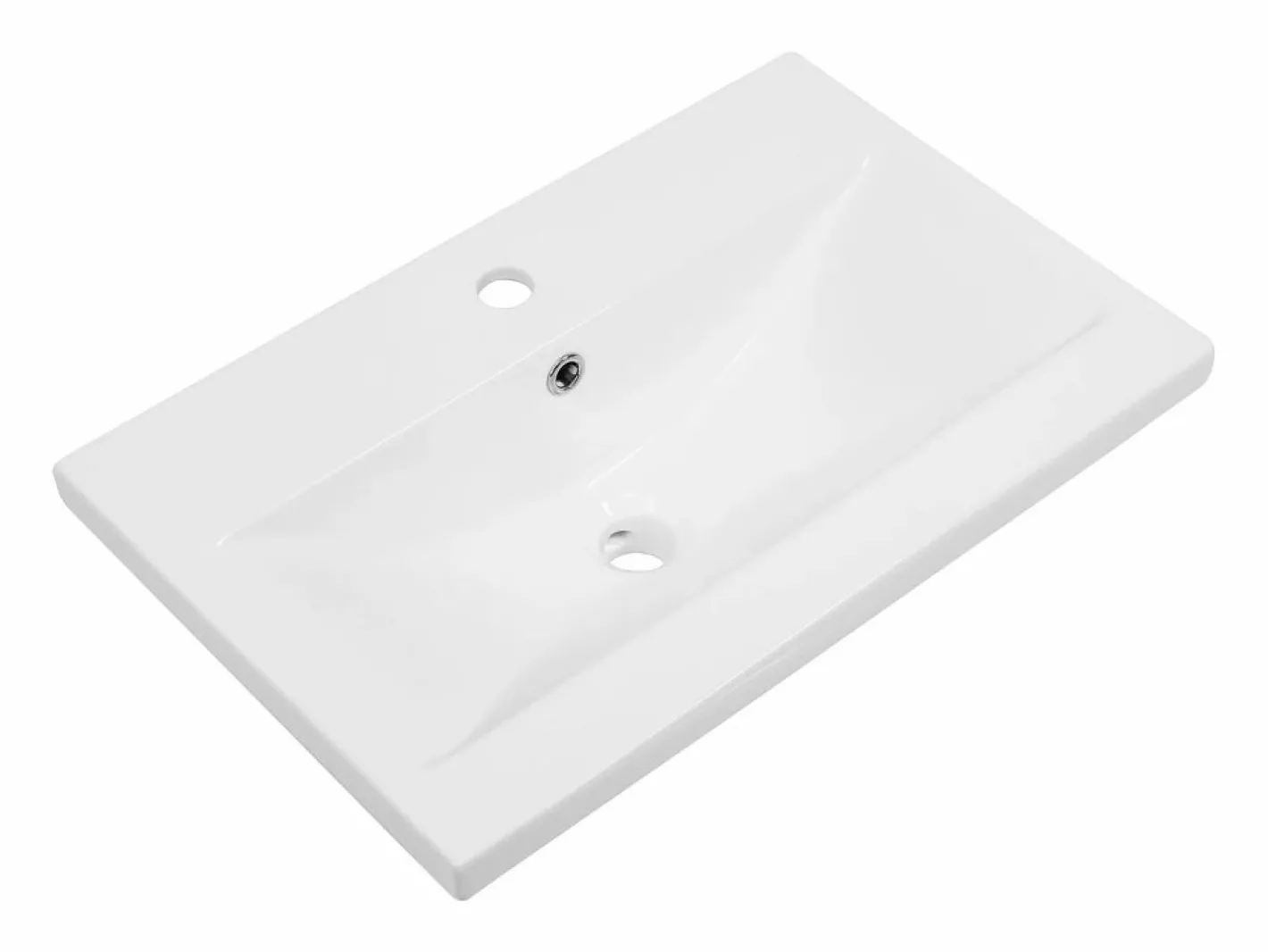 Mueble De Baño Simple|Conjunto de baño 60 cm Armario con lavabo Roble Wotan Sol Wotan