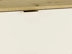 Conjunto de baño 100 cm Cashmere / Roble Nogal Armario con encimera y estantería + Columna Orio^ New