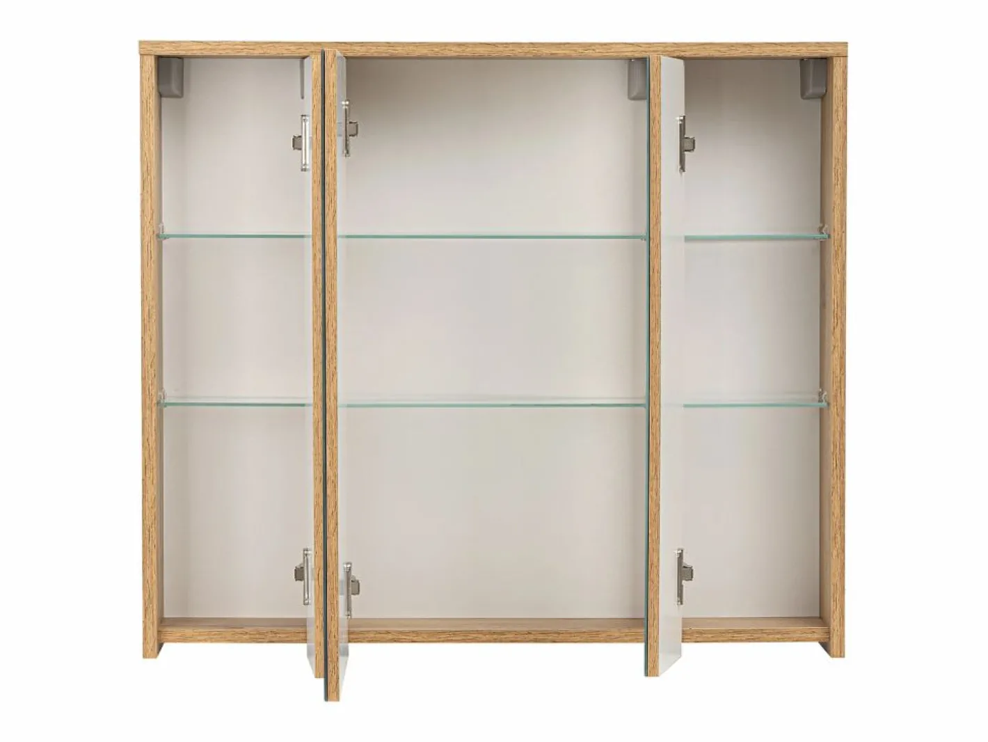 Conjunto de baño 80 cm Vivien Roble Wotan Armario con espejo^ Best