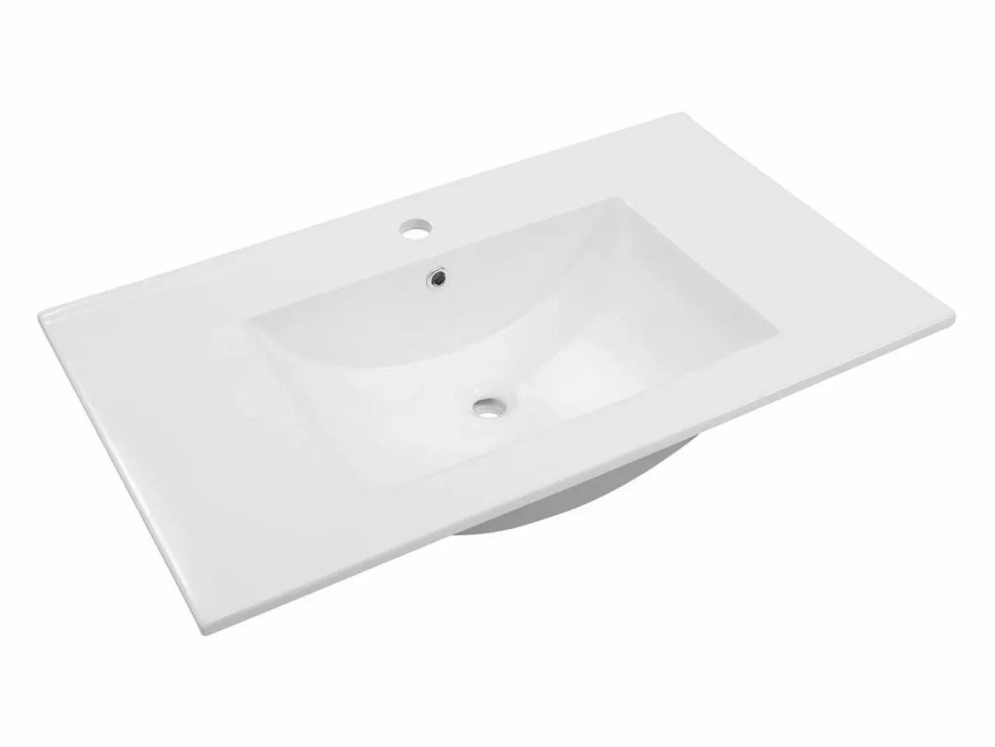 Conjunto de baño 80 cm Vivien Roble Wotan Armario con espejo^ Best