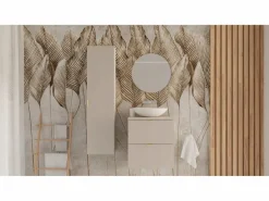 Conjunto de baño de cachemira 60 cm Armario con encimera Columna Orio^ Clearance