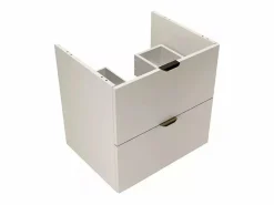 Mueble De Lavabo|Conjunto de baño de cachemira 100 cm Armario con encimera y estanterías Orio