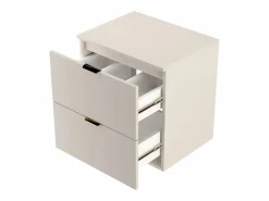 Conjunto de baño de cachemira 140 cm Armario con encimera y estantería Orio Beige