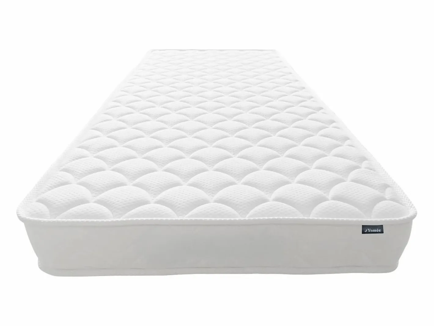 Ysmée Conjunto de canapé abatible + colchón viscoelástico - 90 x 190 cm - PELOPS de Color natural claro Discount