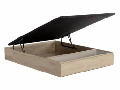 Ysmée Conjunto de canapé abatible de 160 x 200 cm con cajón y colchón de muelles - PRESTIGE de YSMÉE Color natural claro Outlet