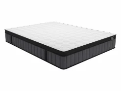Ysmée Conjunto Colchón Y Somier|Conjunto de canapé abatible de 140 x 190 cm colchón híbrido de muelles 7 zonas espuma viscoelástica 25 cm de grosor TOLCA YSMÉE
