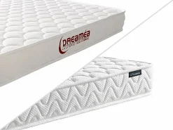 Ysmée Conjunto de canapé abatible + colchón de espuma viscoelástica - 140 x 190 cm - PELOPS de Blanco Best
