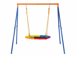 Conjunto de Columpios SucceBuy de Jardín Asiento 102 cm Carga 199,6 kg, Soporte Metálico, Cuerda Ajustable para Patio^ Outlet