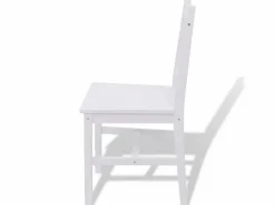 vidaxl Mesa Alta|Conjunto de comedor 5 piezas madera de pino