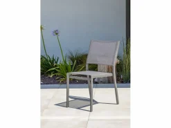 Dcb Garden Comedores De Jardín|Conjunto de comedor de 6 plazas en aluminio