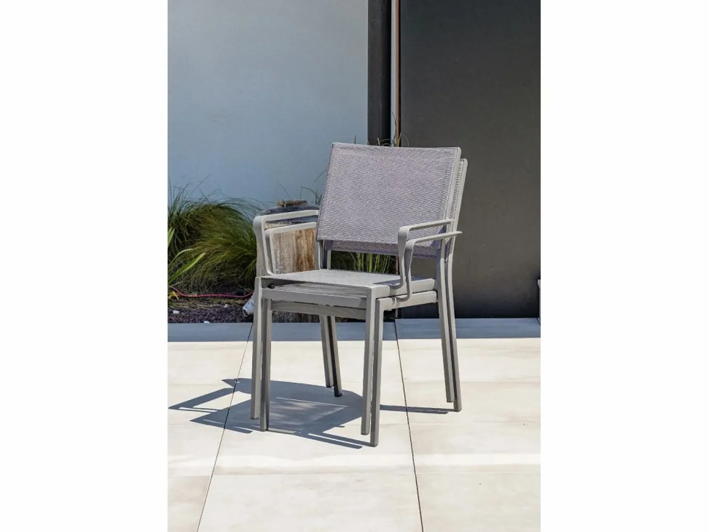 Dcb Garden Comedores De Jardín|Conjunto de comedor de 6 plazas en aluminio