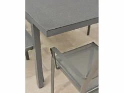Conjunto de comedor de 8 plazas en aluminio^Dcb Garden Hot