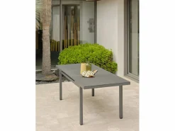 Conjunto de comedor de 4 plazas en aluminio^Dcb Garden New