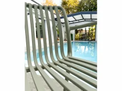 Dcb Garden Conjunto de comedor de jardín 4 plazas de aluminio Gris antracita