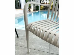 Dcb Garden Conjunto de comedor de jardín 4 plazas de aluminio Gris antracita