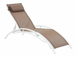 Conjunto de dos tumbonas de aluminio Beauty - "Phoenix" -^Habitat et jardin