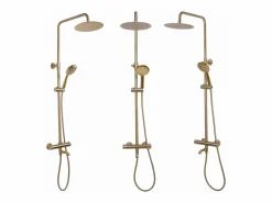 Rea Conjunto De Ducha Con Termostato Lungo Termostat Brush Gold Dorado Sale