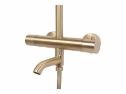 Rea Conjunto De Ducha Con Termostato Lungo Termostat Brush Gold Dorado Sale
