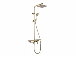 Rea Columna De Ducha|Conjunto De Ducha Bravo Brush Gold