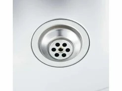 Conjunto de fregadero y escurridor de cocina plata 800x600x155 mm acero inoxidable Plateado Clearance
