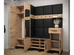 Conjunto de guardarropa Artin 13 196/200/46 (Roble/Manila 16)^Abiks Möbel Discount