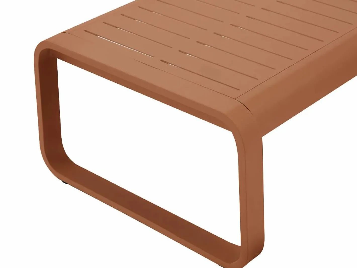 MYLIA Salones De Jardín|Conjunto de jardín de aluminio: 1 sofá de 3 plazas, 2 sillones y 1 mesa baja - Color con cojines beige - LOMIA de