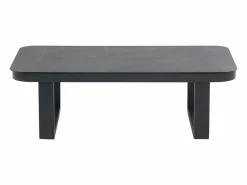 Conjunto de jardín de aluminio y cuerda: un sofá de 3 plazas, 2 sillones y 1 mesa de centro - con cojines beige - HELYSI de^MYLIA New