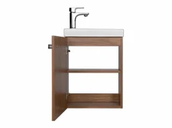 Mueble De Aseo|Conjunto de lavabo de pared Nevada con espejo ovalado