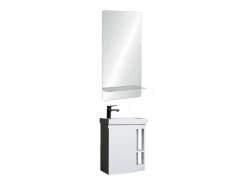 Conjunto de lavabo HAMPTON con grifo cromado y espejo^ Clearance