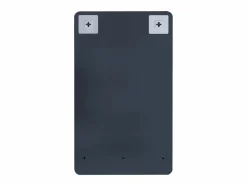 Conjunto de lavabo HAMPTON con almacenamiento lateral y estante de espejo Negro Clearance