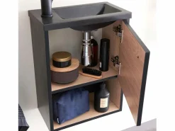Mueble De Aseo|Conjunto de lavabo NIKA con nicho, grifería y repisa de espejo