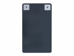 Conjunto de lavabo NOVA de metal y madera con grifería negra y estante de espejo Negro Sale