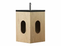 Mueble De Aseo|Conjunto de lavabo y grifería de esquina SKINO