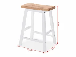 Conjunto de mesa alta de cocina 3 piezas MDF^vidaxl New