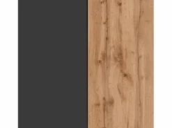 Conjunto de mueble de TV Chronos para salón, color antracita mate y roble, 180/260 x 40 cm Gris antracita Discount
