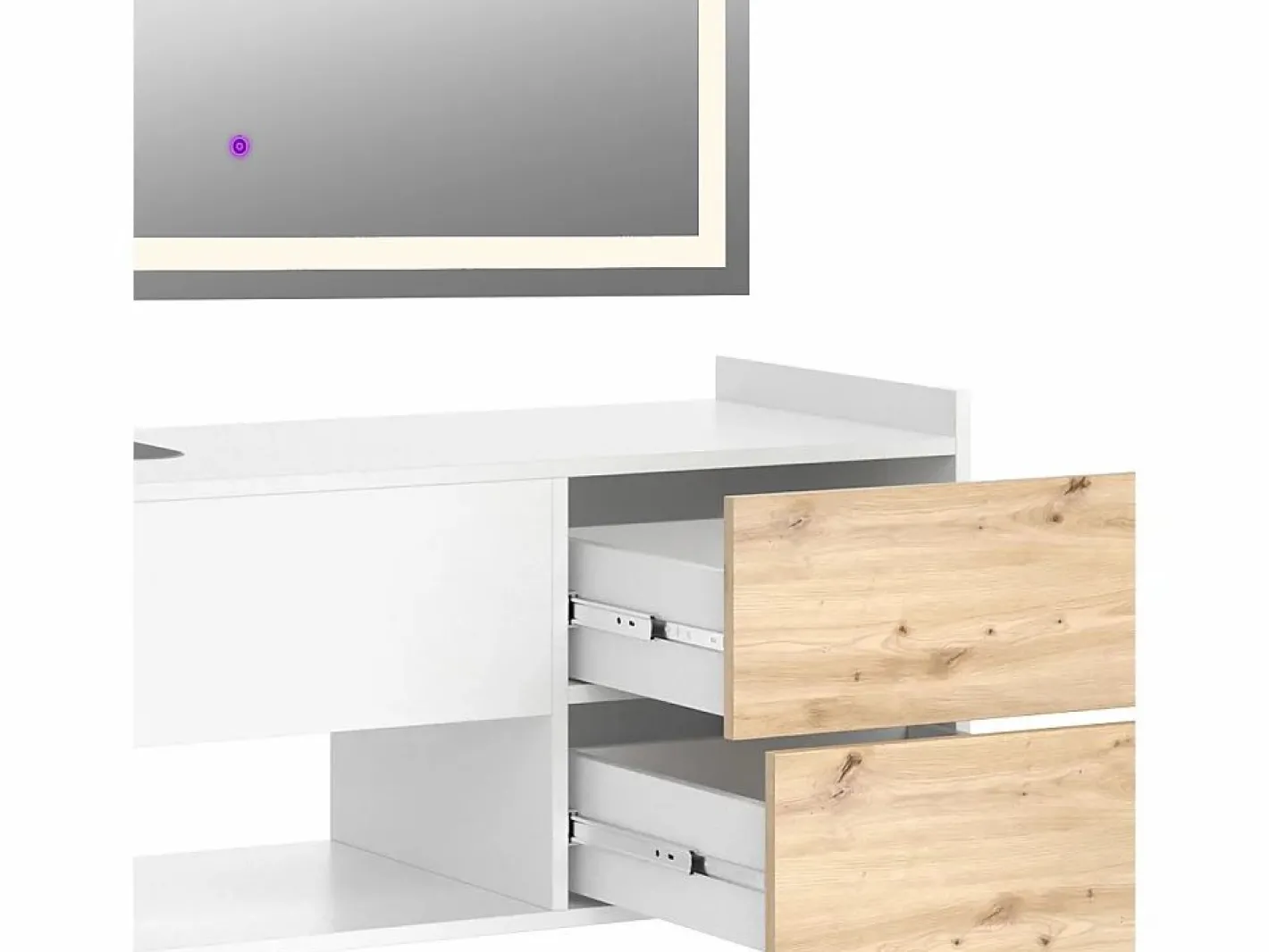 Vicco Conjunto De Baño|Conjunto de muebles de baño 105x43x45 alf