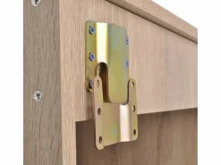vidaxl Estantería Sobre Inodoro|Conjunto de muebles de baño con lavabo y grifo 4 piezas