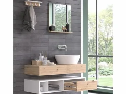 Vicco Conjunto de muebles de baño 100x40x20 henri Blanco New