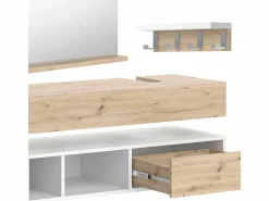Vicco Conjunto de muebles de baño 100x40x20 henri Blanco New