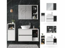 Vicco Conjunto De Baño|Conjunto de muebles de baño 60x45x100 viola