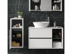 Vicco Conjunto De Baño|Conjunto de muebles de baño 60x45x100 viola