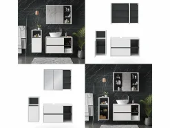 Vicco Conjunto De Baño|Conjunto de muebles de baño 60x45x100 viola